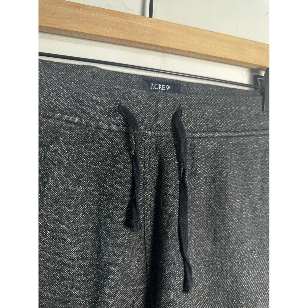 J.Crew Mens Authentic Fleece Slim Fit Textured‎ Sweatpants Charcoal Gray Size M